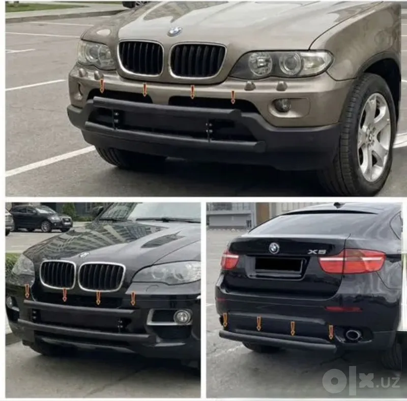 Защита бампера bmw x5 е53 e70 x6 e71 72 1 Защита бампера bmw x5 е53 e70 x6 e71 72 1