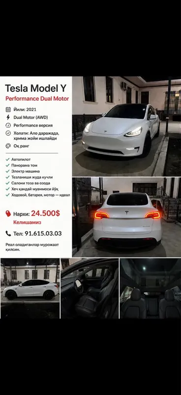 Tesla Model Y Performance Dual Motor — фото 3