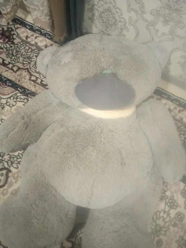 Katta Tedde ayiq kulrang materyali sifatli