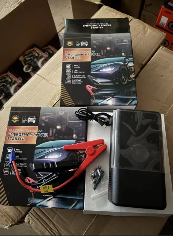 Прикуриватель насос фонарь powerbank многофункциональный — фото 1