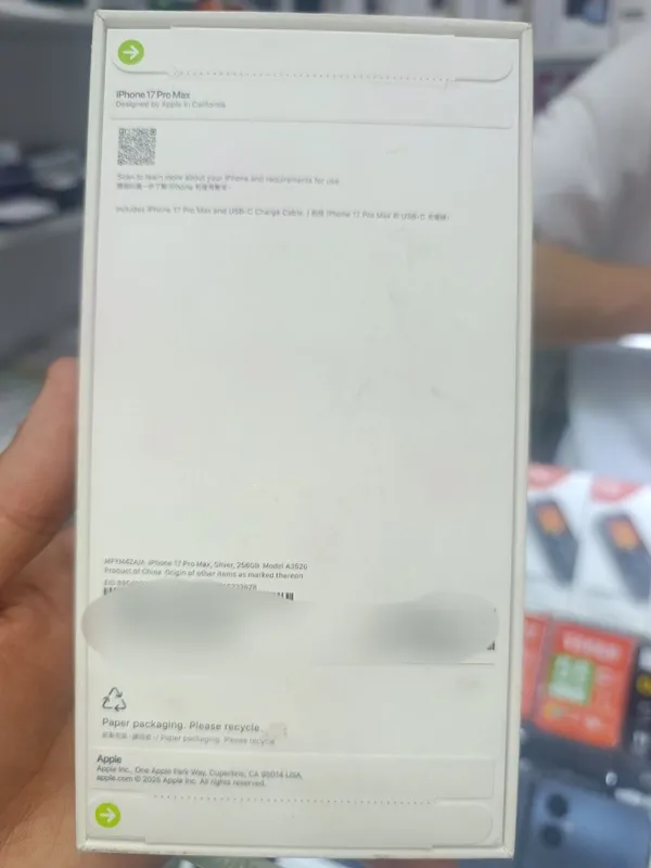 iPhone 17 Pro Max 256GB Silver — фото 1