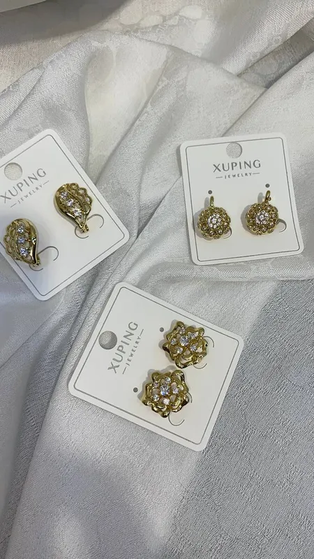 Серьги Xuping с гарантией 3 года 6