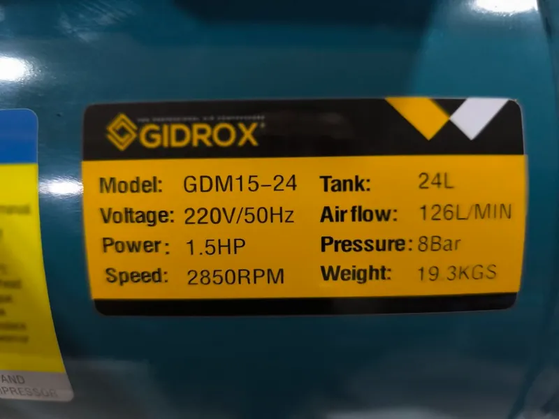 GIDROX 24 L havo kompressori 4 GIDROX 24 L havo kompressori 4