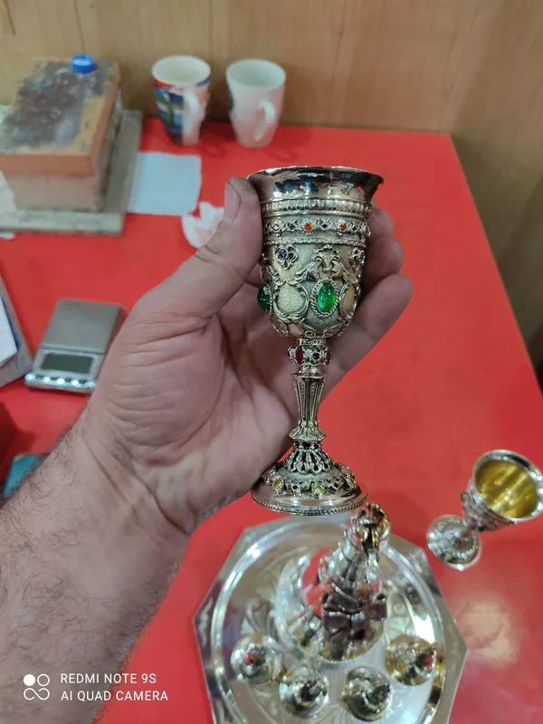 Лимитированая посуда из чистого серебра (серебро) — фото 1