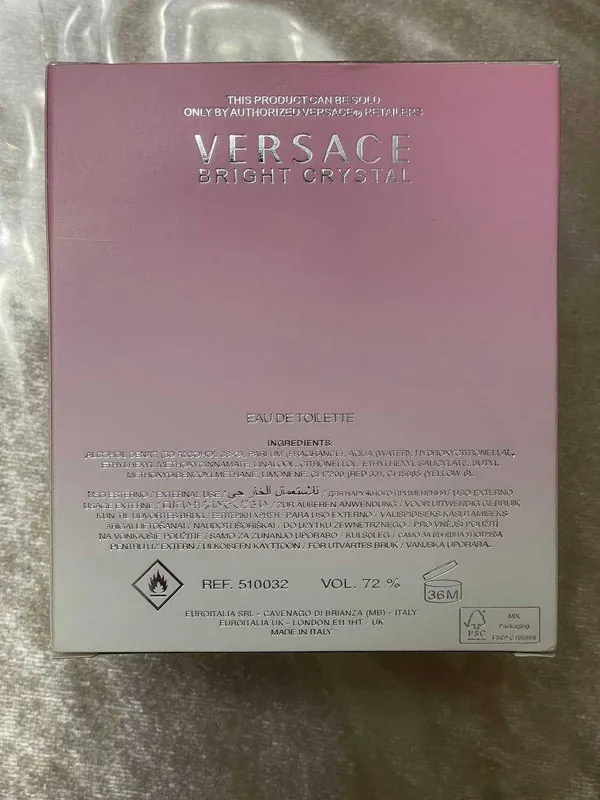 Versace Bright Crystal Eau De Toilette 90 ml 2