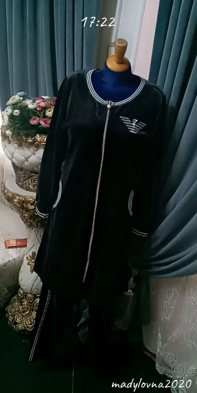 Двойка домашний велюровий