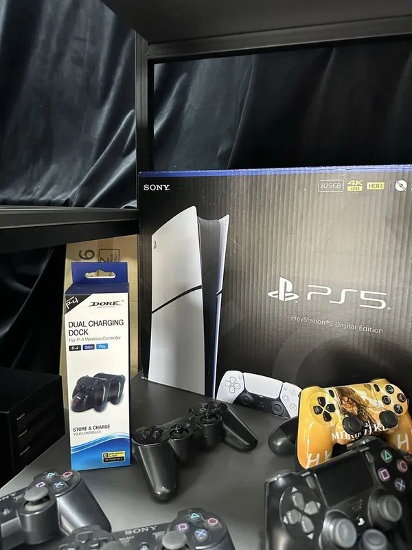 PlayStation 5 Slim с дисковод с бонусом играми 2025 года, доставка — фото 4