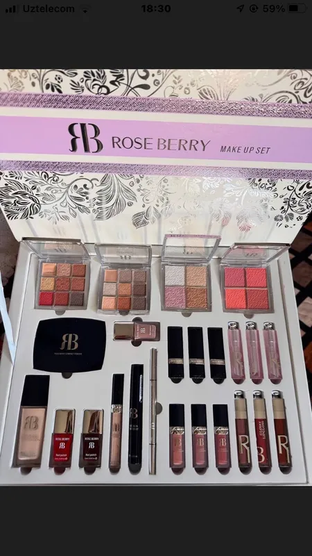 Полный косметический набор Roseberry 4