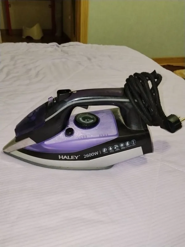 Продаю утюг HALEY 2600W Пользовались 4–5 месяцев Состояние хорошее, ра 1 Продаю утюг HALEY 2600W Пользовались 4–5 месяцев Состояние хорошее, ра 1