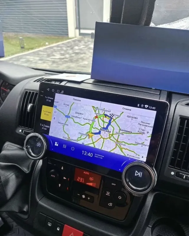 Магнитола для Peugeot Boxer, Citroen Jumper, Fiat Ducato с рамкой