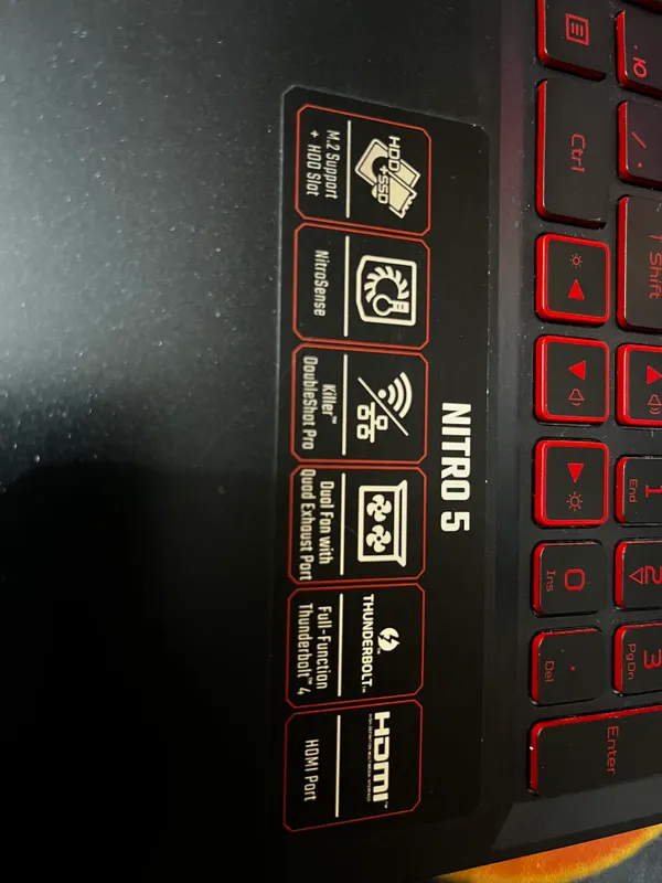 Acer nitro 5/i7 12700H/RTX3050Ti/24GB/ NVMe 1.5 TB 9 Acer nitro 5/i7 12700H/RTX3050Ti/24GB/ NVMe 1.5 TB 9