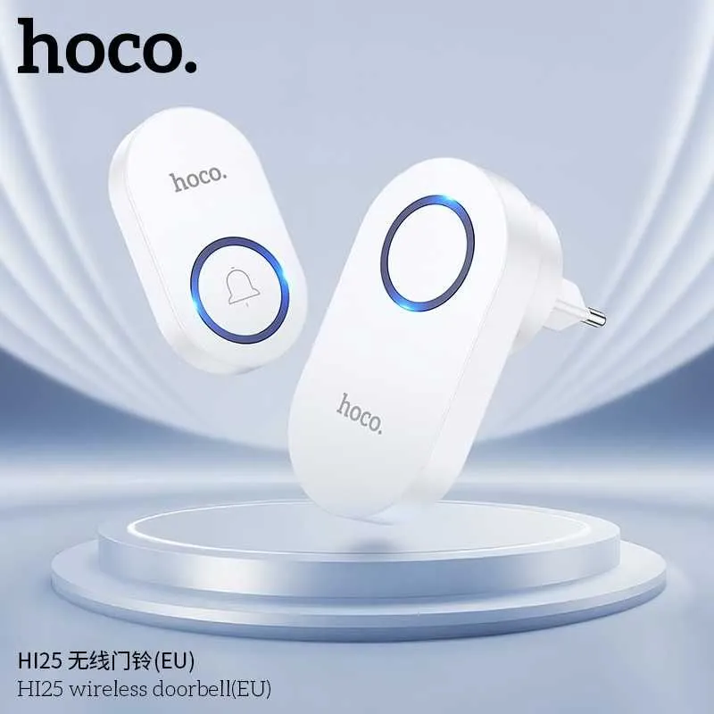 Hoco HI25 Беспроводной дверной звонок Wireless doorbell (евростандарт) — фото 2