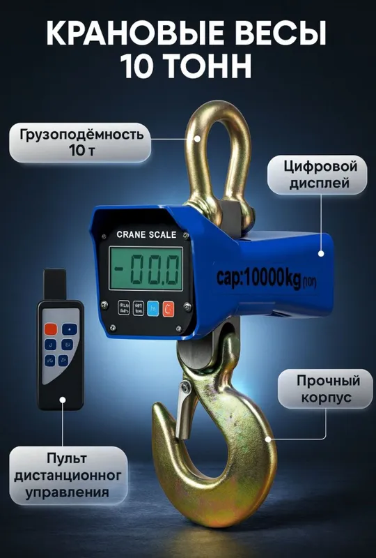 Электронные крановые весы 1-10т Tarozi kran elektron — фото 1