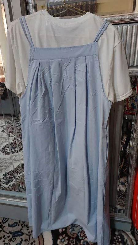 Ayollar uchun homiladorlik sarafani 2XL ko'k — фото 1