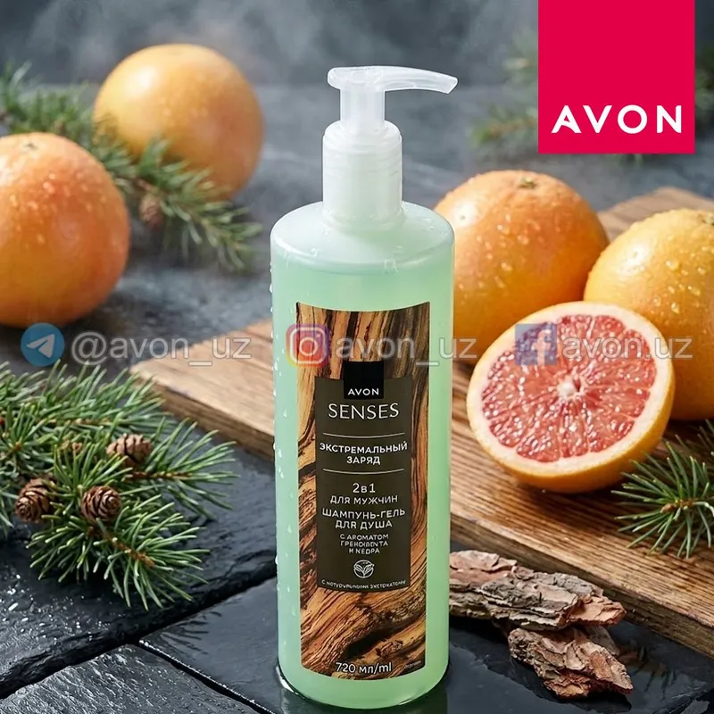 Avon’dan gel-shampun, 720 ml