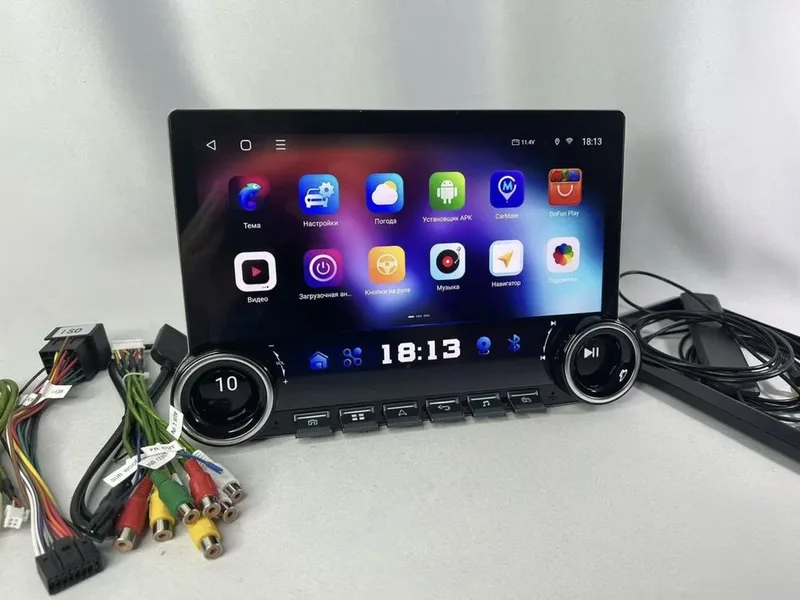 Монитор для любого авто 11.8 дюйм 4/64г андроид 15 CarPlay WiFi 4G Sim — фото 2