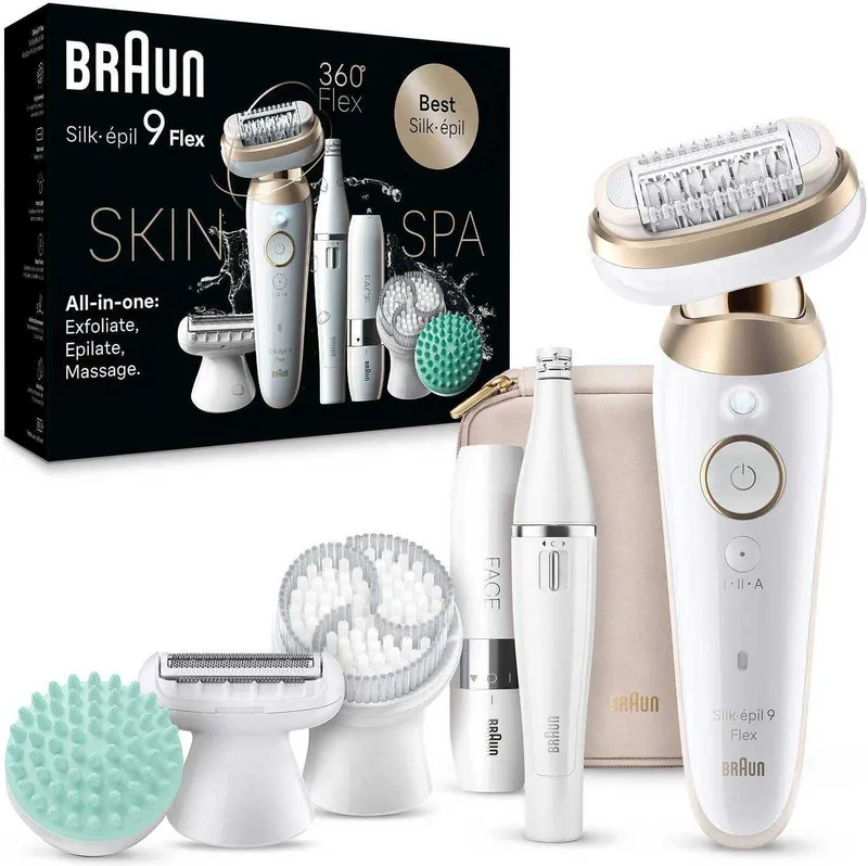 Эпилятор Braun ses9681 с гарантией 1 год+ доставка бесплатно!