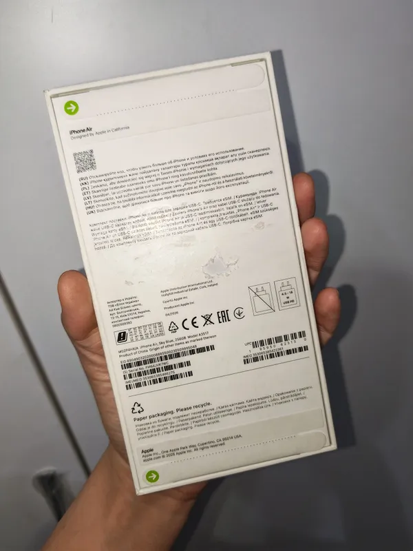 iphone air 256gb смартфон sky blue 2 iphone air 256gb смартфон sky blue 2