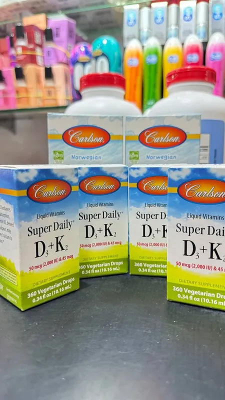 D3 va K2 vitaminlari tomchilari, 360 tomchi