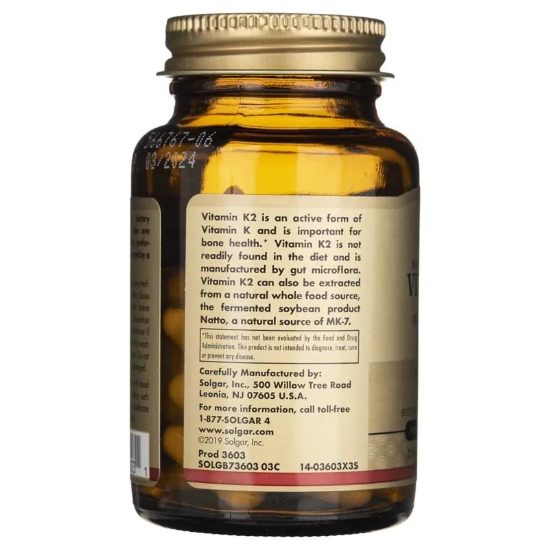 Витамин К2 100mg 50tabl Solgar из Америки — фото 1 Витамин К2 100mg 50tabl Solgar из Америки — фото 1