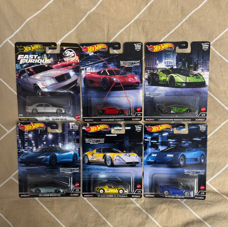 Hot Wheels машинки коллекционные мерс ламба ниссан