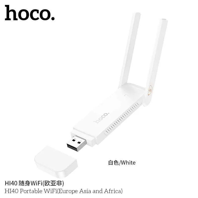 Hoco HI40 Переносной Wi-Fi 6 роутер Чипсет ZTE Micro-SIM 4G (150 Мбит) — фото 5