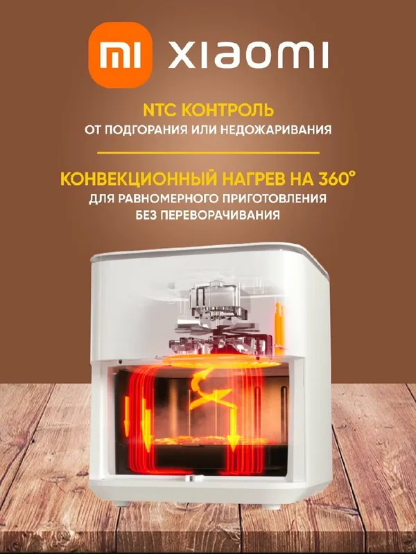 Умный аэрогриль Xiaomi Smart Air Fryer 6,5 л, белая — фото 2 Умный аэрогриль Xiaomi Smart Air Fryer 6,5 л, белая — фото 2