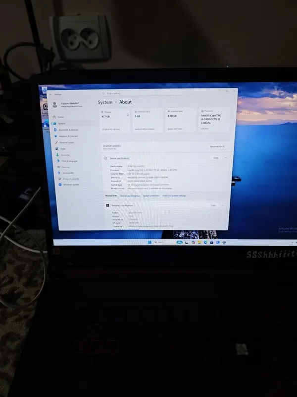 Noutbuk Acer nitro 5 gaming gtx1050 kompyuter — фото 5