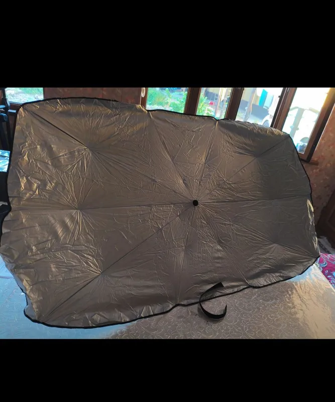 Зонт на лобовое стекло автомобиля, от солнца, универсал, 140 * 77 — фото 6