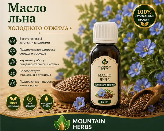 Масла холодного отжима: черный тмин, кунжут, лён — фото 2 Масла холодного отжима: черный тмин, кунжут, лён — фото 2