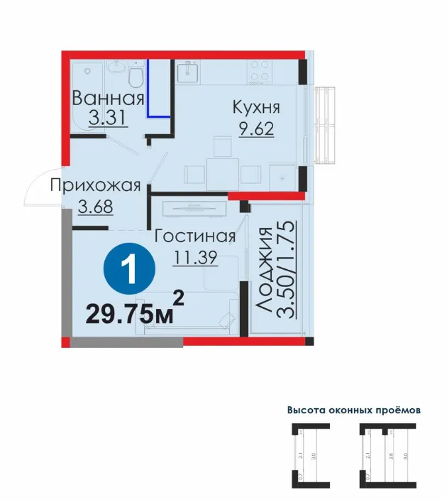 1 комнатная, Meros, метро Ташкент, для инвестиции