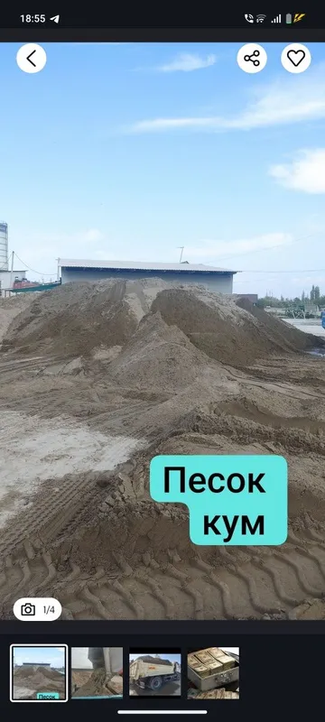 Клинец шебен песок белуга пойма — фото 1