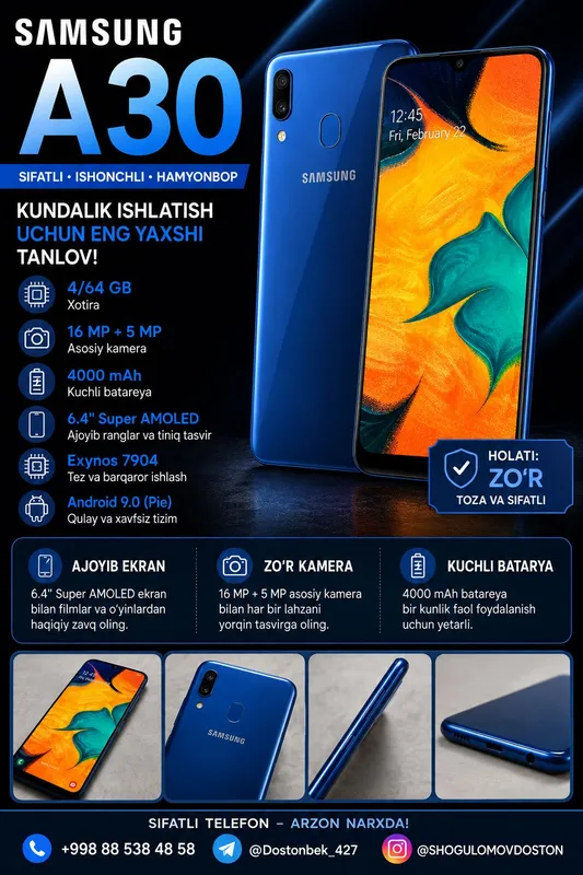 Samsung A30 Samsung A30