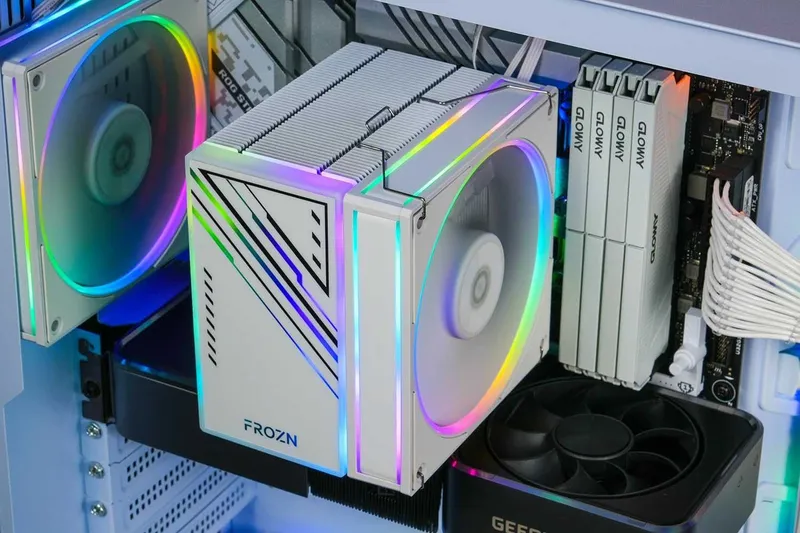 Башенный кулер ID-Cooling FROZN A610 ARGB White 5 Башенный кулер ID-Cooling FROZN A610 ARGB White 5