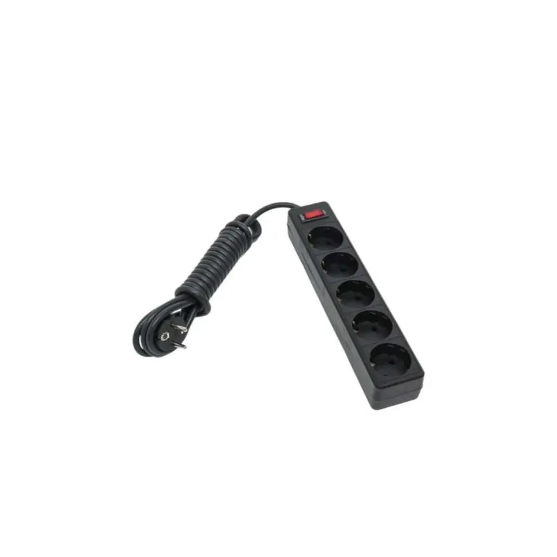 AVT tarmoq filtri / Qora / 1,8 m, 3 m, 5 m / 10 A / 5 dona 4 AVT tarmoq filtri / Qora / 1,8 m, 3 m, 5 m / 10 A / 5 dona 4