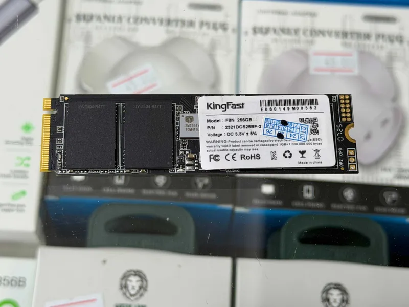 M2 NVME Kingfast 256 GB ideal — фото 1