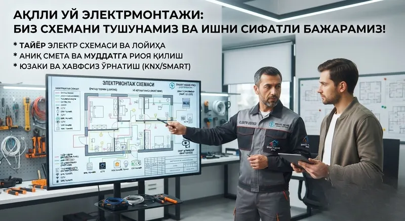 ЭЛЕКТРИК. Электромонтаж. Умный дом. 24/7 Услуга и ремонт всех типов эл 3 ЭЛЕКТРИК. Электромонтаж. Умный дом. 24/7 Услуга и ремонт всех типов эл 3