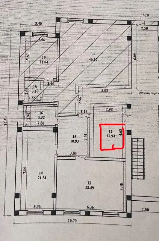 Продам помещение 103м² Чиланзар 23 3