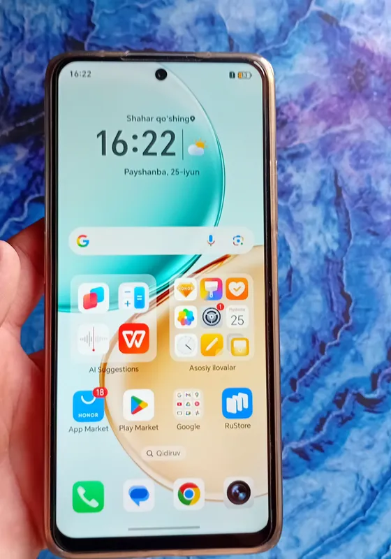 HONOR X7D XOTIRA 256 IKKI OY ISHLATILGAN 1