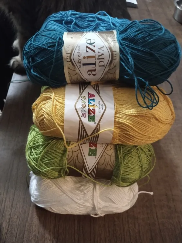 Пряжа Alize Cotton Gold / Diva — 15 000 сум