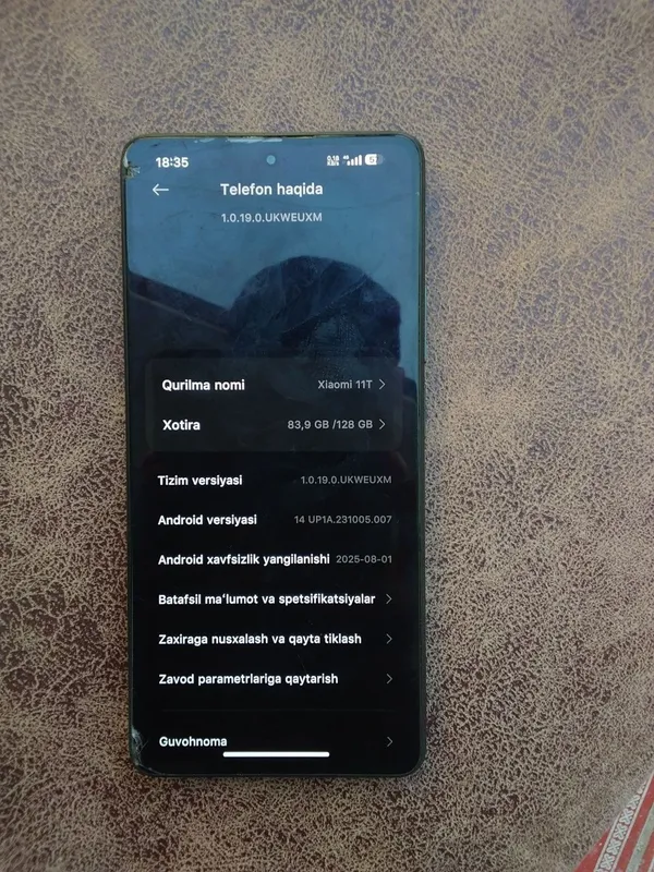 Ikkita telefon #1 Xiaomi 11T 5G 8/128 #2 iphone xs 64GB 1