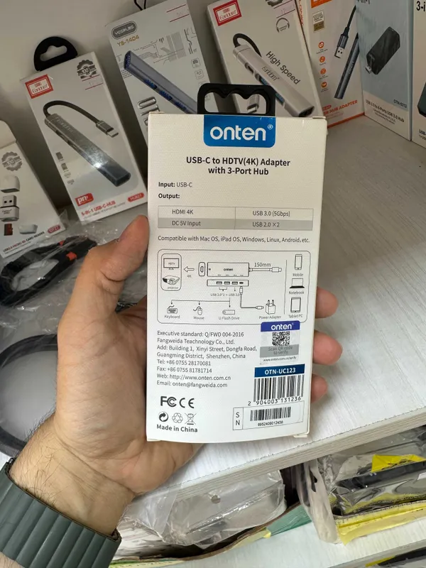 USB HUB Macbook Hp Type-C HDMI Powerlogy — фото 5