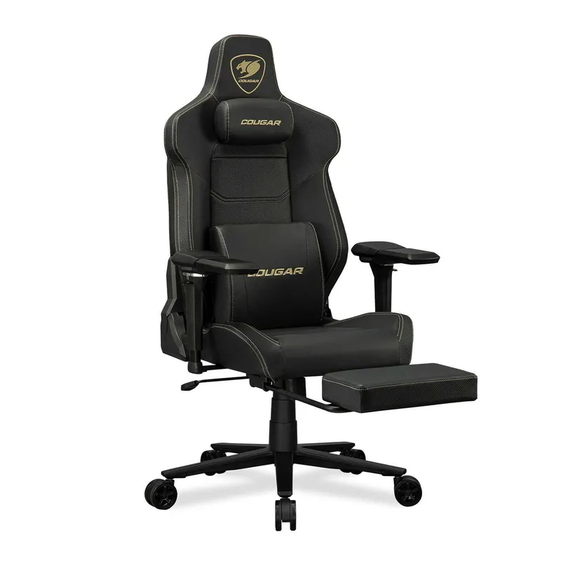 Игровое кресло для геймеров Cougar Armor EVO M Оранжевый и Золотой — фото 2
