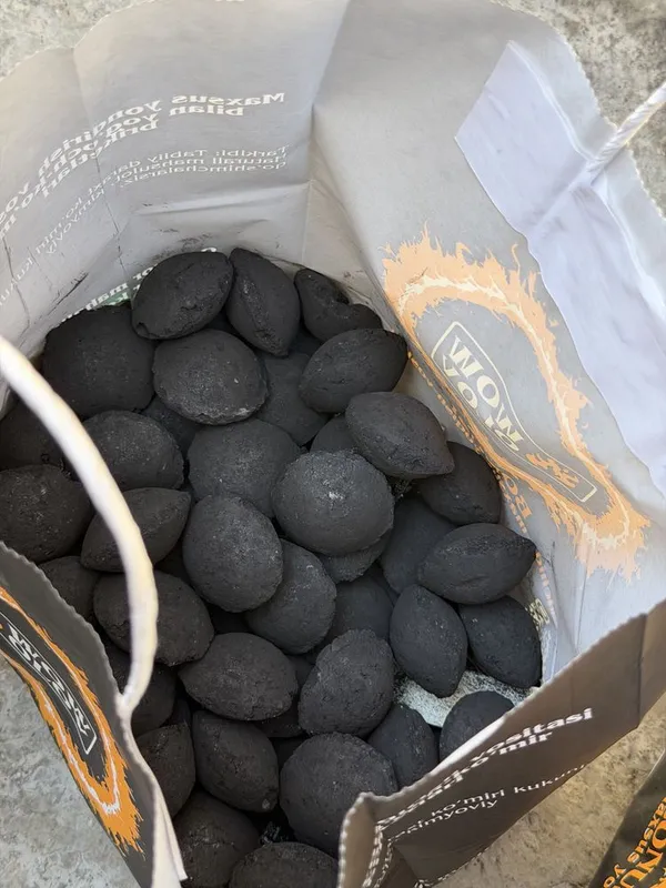 Briket kumur shashlik bbq uchun 5 Briket kumur shashlik bbq uchun 5