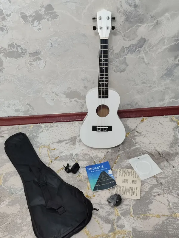 58 sm konsert ukulele + sovg‘a sifatida tyuner 1