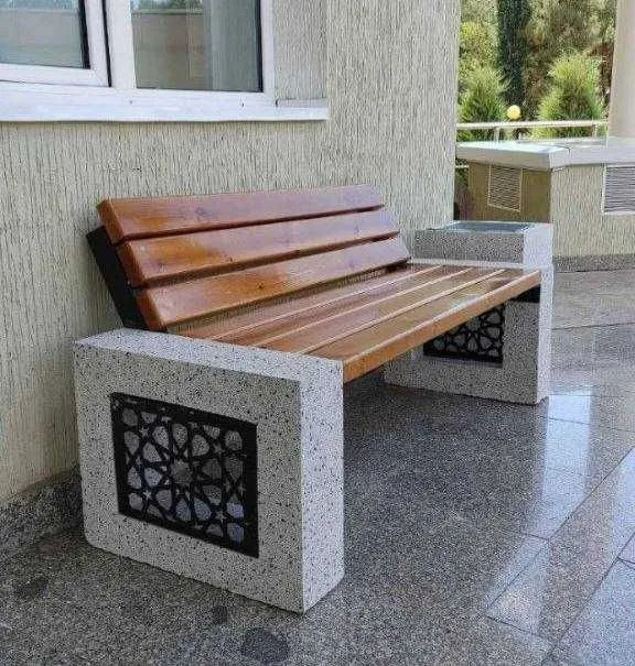 Skameyka, urna, latok, gul tuvak, bekat, landshaft dizayn tayyorlaymiz