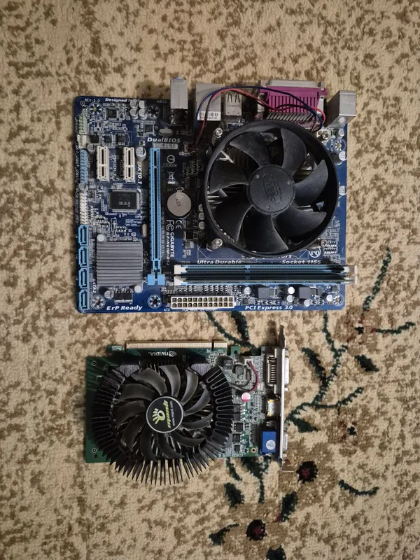 Gigabyte H61, cpu G2020, 2gb ozu, Gpu GT430 1 gb