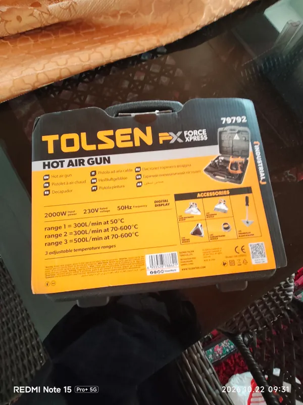 Tolsen qurilish feni 2000 watt 2
