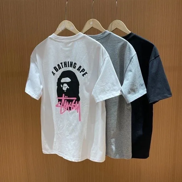 Футболка Bape & Stussy — фото 3
