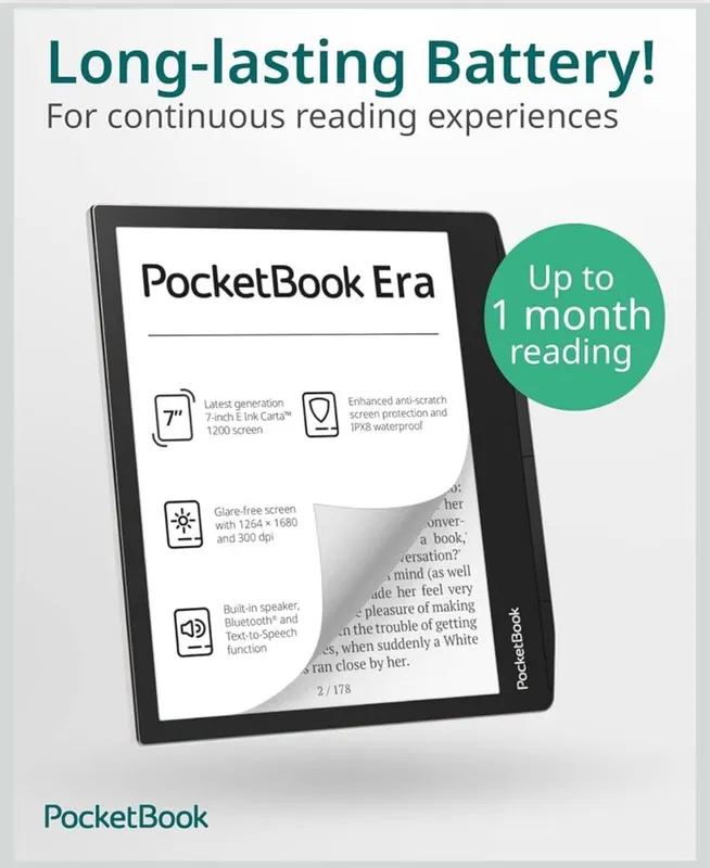 Электронная книга Pocket Book 700 Era Silver 4 Электронная книга Pocket Book 700 Era Silver 4